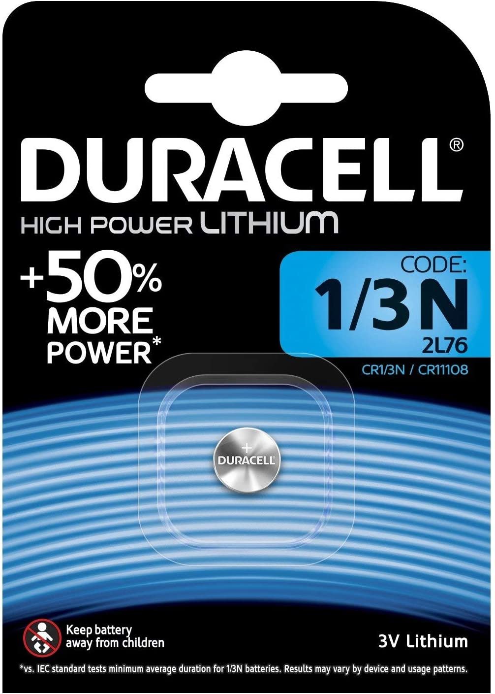 Duracell Aimpoint DL 1/3 Lithium Battery packages: 1 Aimppoint DL 1/3N Lithium Battery Model 10315