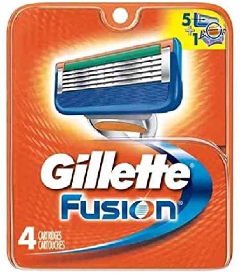 Gillette Fusion Blades 4 Cartridges