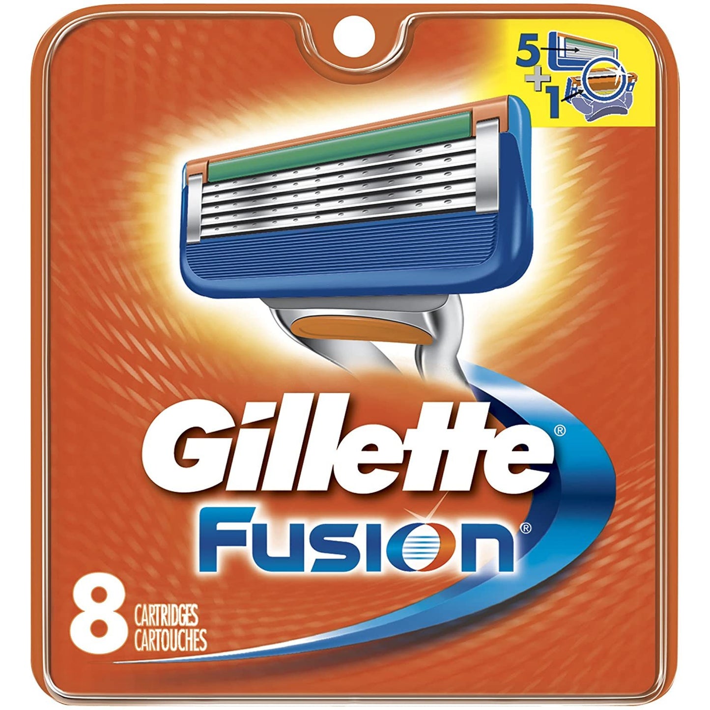 Gillette Fusion Power Men's Razor Blade Refills, 4 Count, Mens Razors/Blades