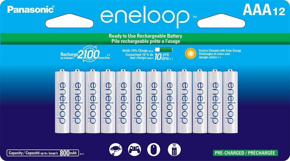 Panasonic eneloop, Pre-Charged Rechargeable Batteries