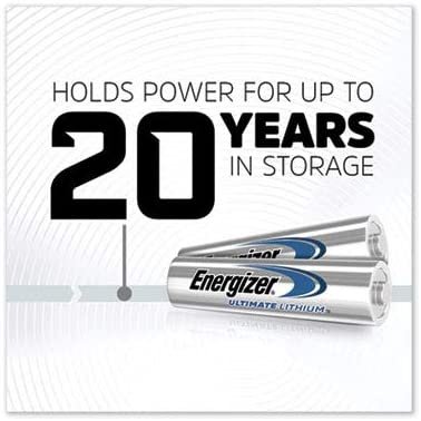 Energizer Ultimate Lithium Battery 4 Pack Model L92SBP-4