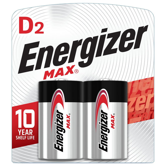 Energizer Max D Batteries, Premium Alkaline D Cell Batteries (8 Battery Count)