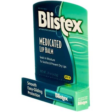 Blistex Medicated Lip Balm, SPF 15 - 0.15 Ounces