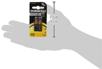 Duracell 12 Volt Alkaline Alarm Remote Battery MN21 / A23 2 Pack