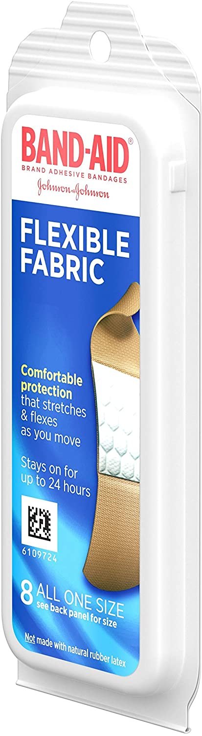 Band-Aid Brand Adhesive Bandages Flexible Fabric