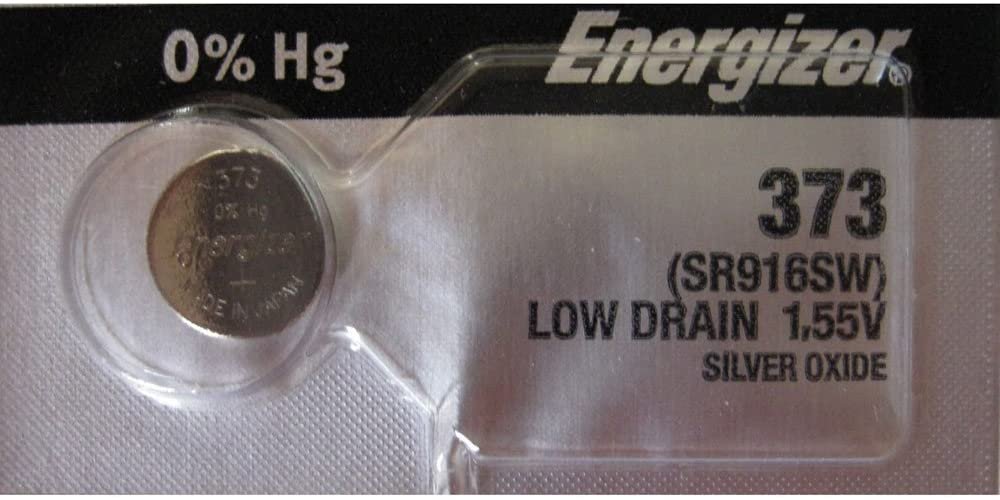 Energizer Silver Oxide Watch Battery For Energizer 373 Button Cell