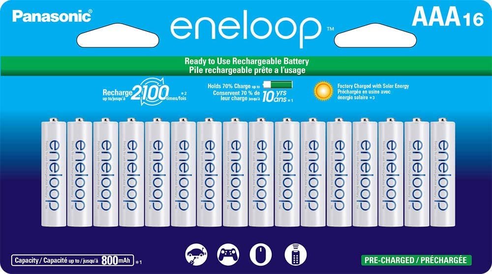 Panasonic eneloop, Pre-Charged Rechargeable Batteries